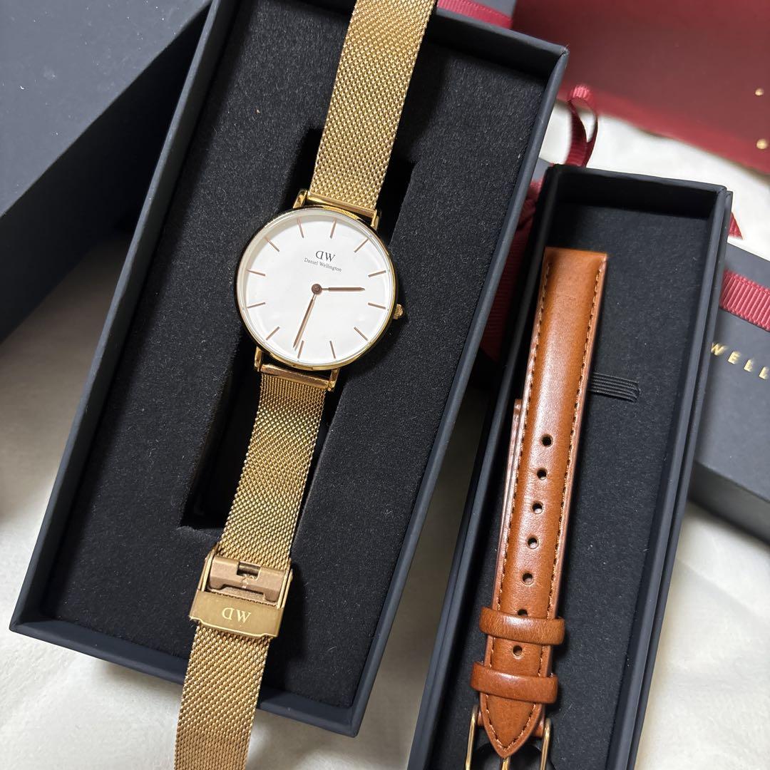 新品未使用 Daniel Wellington レディース 時計 Daniel Wellington 腕時計 レディース スクエア ダニエル