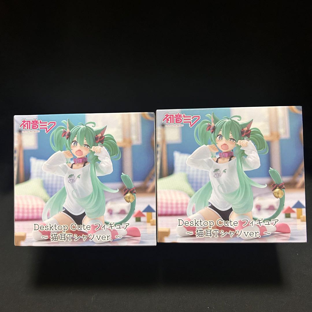 初音ミク フィギュア Desktop Cute 猫耳Tシャツ