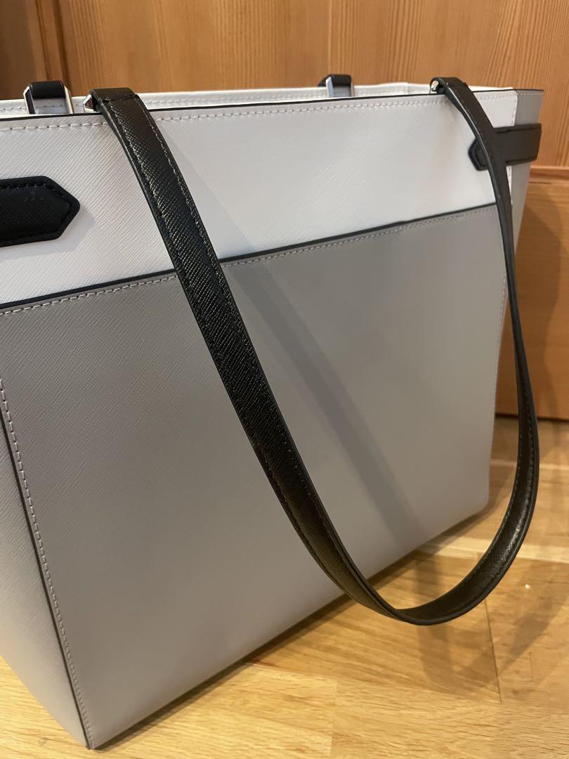 kate spade グレー　トートバッグ　A4