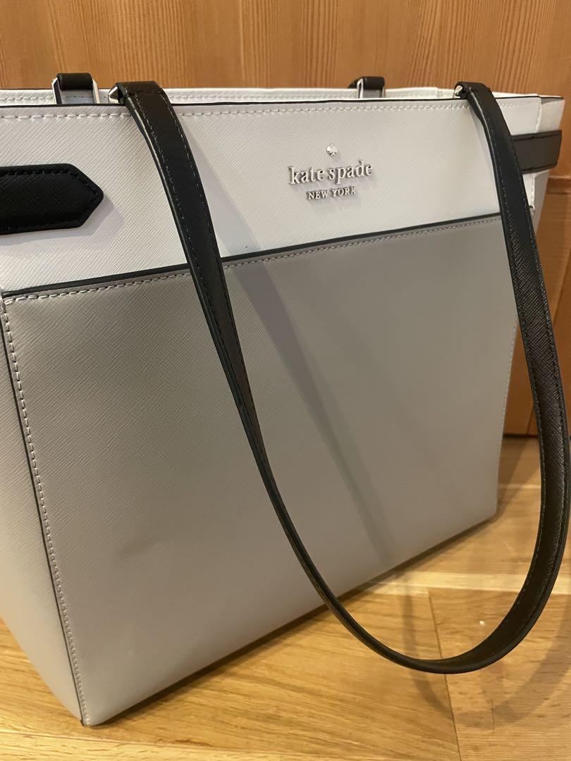 kate spade グレー　トートバッグ　A4
