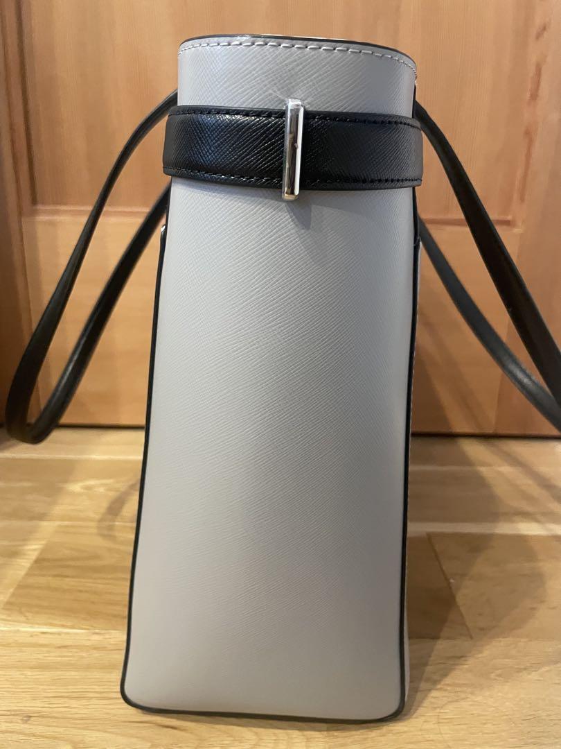 kate spade グレー　トートバッグ　A4