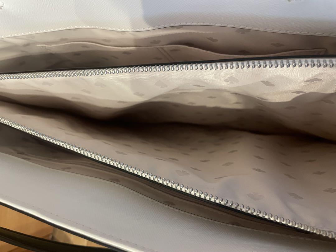 kate spade グレー　トートバッグ　A4