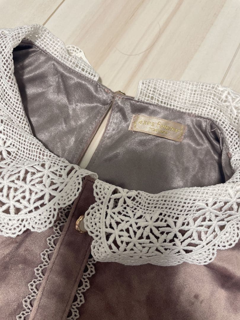 ベロアワンピースM axes femme POETIQUE DECORATOM_COM_BR