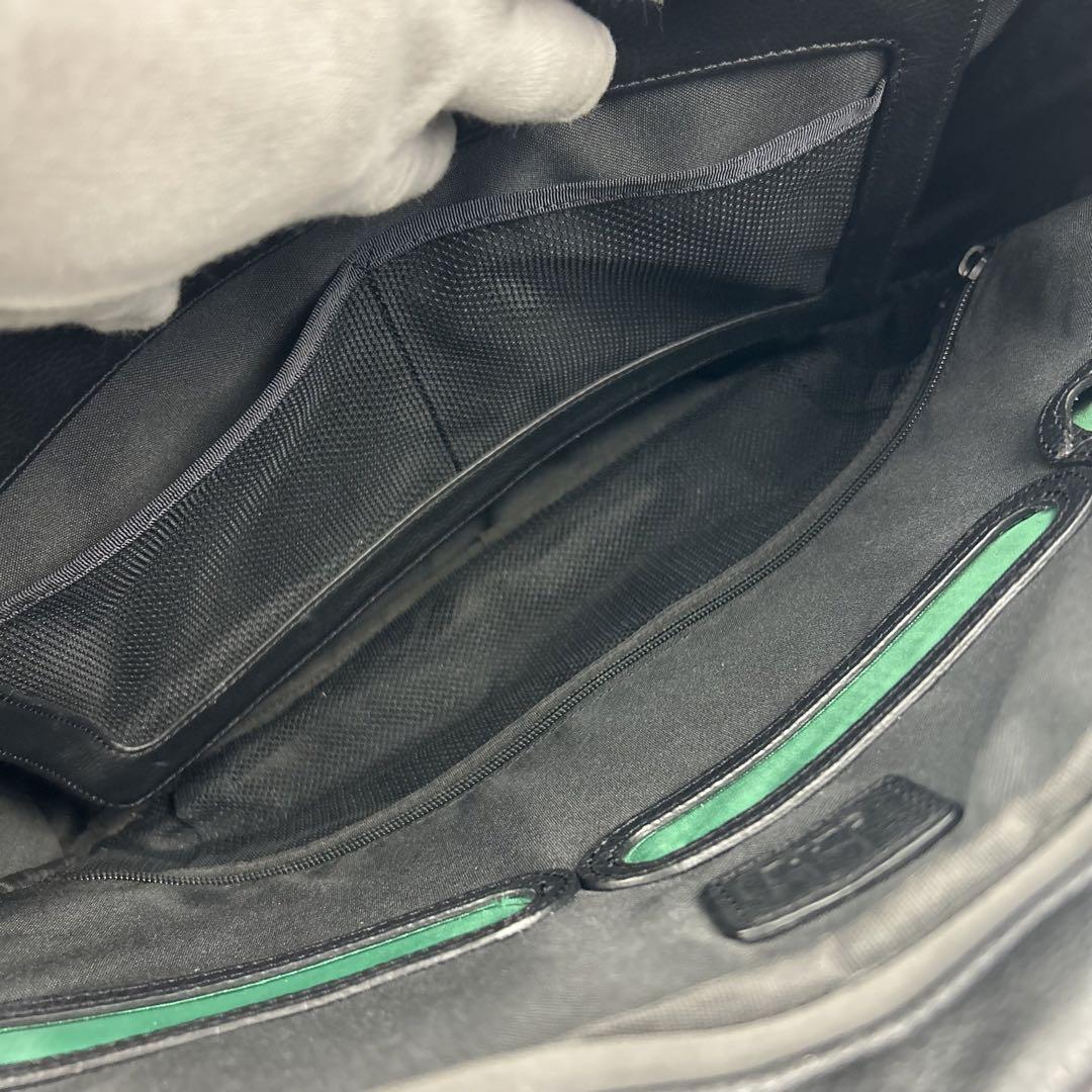 【美品】ダンヒル　アボリティーズ　ビジネスバッグ　オールレザー　2way 黒
