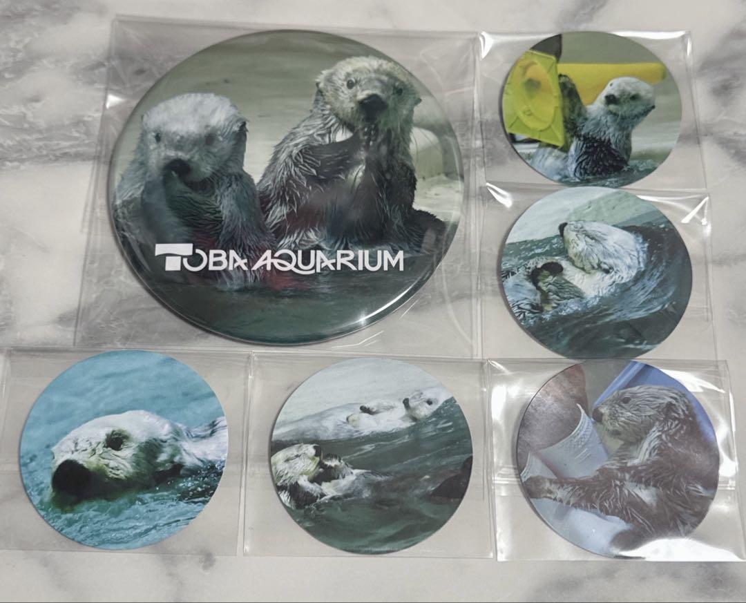 鳥羽水族館 ビッグ缶バッチ シール - メルカリ