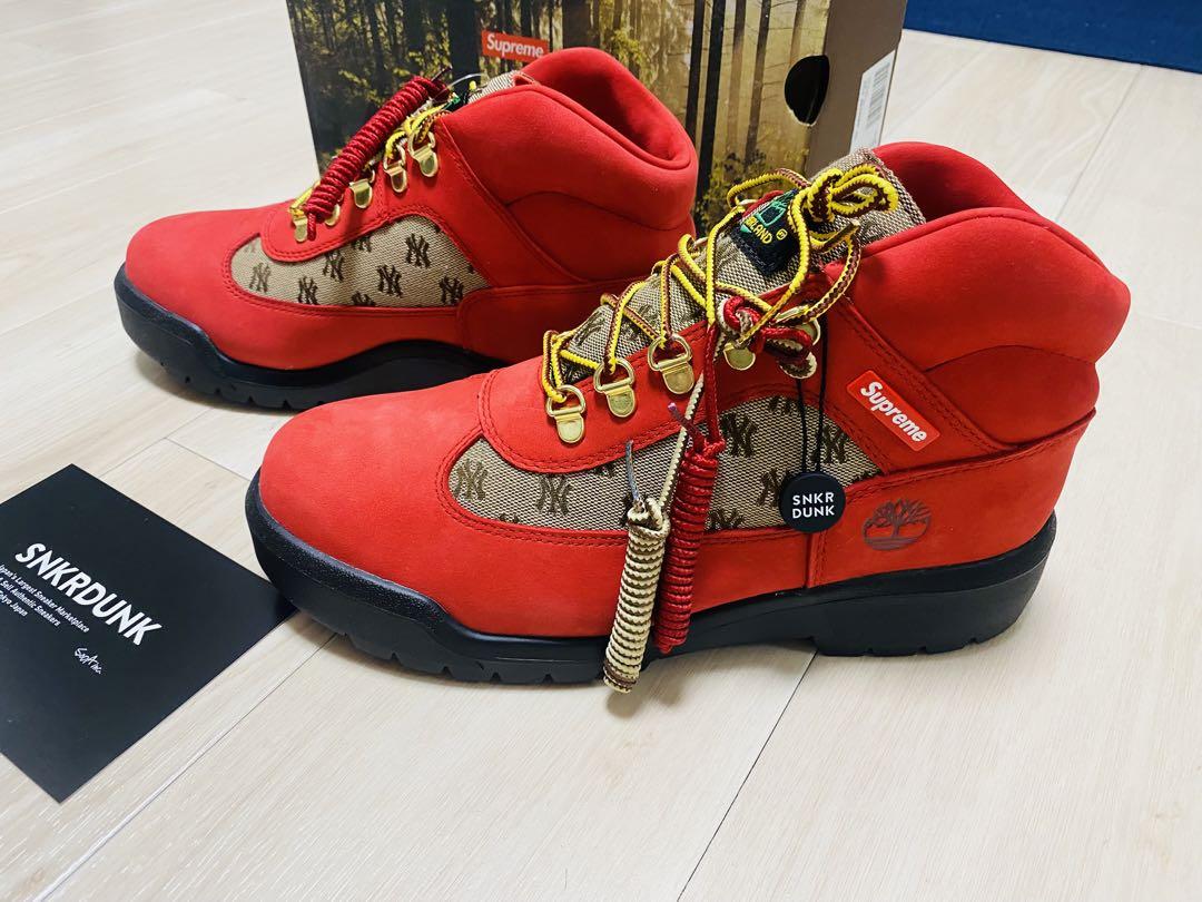 NEW✨supreme×timberland×nyy boots
