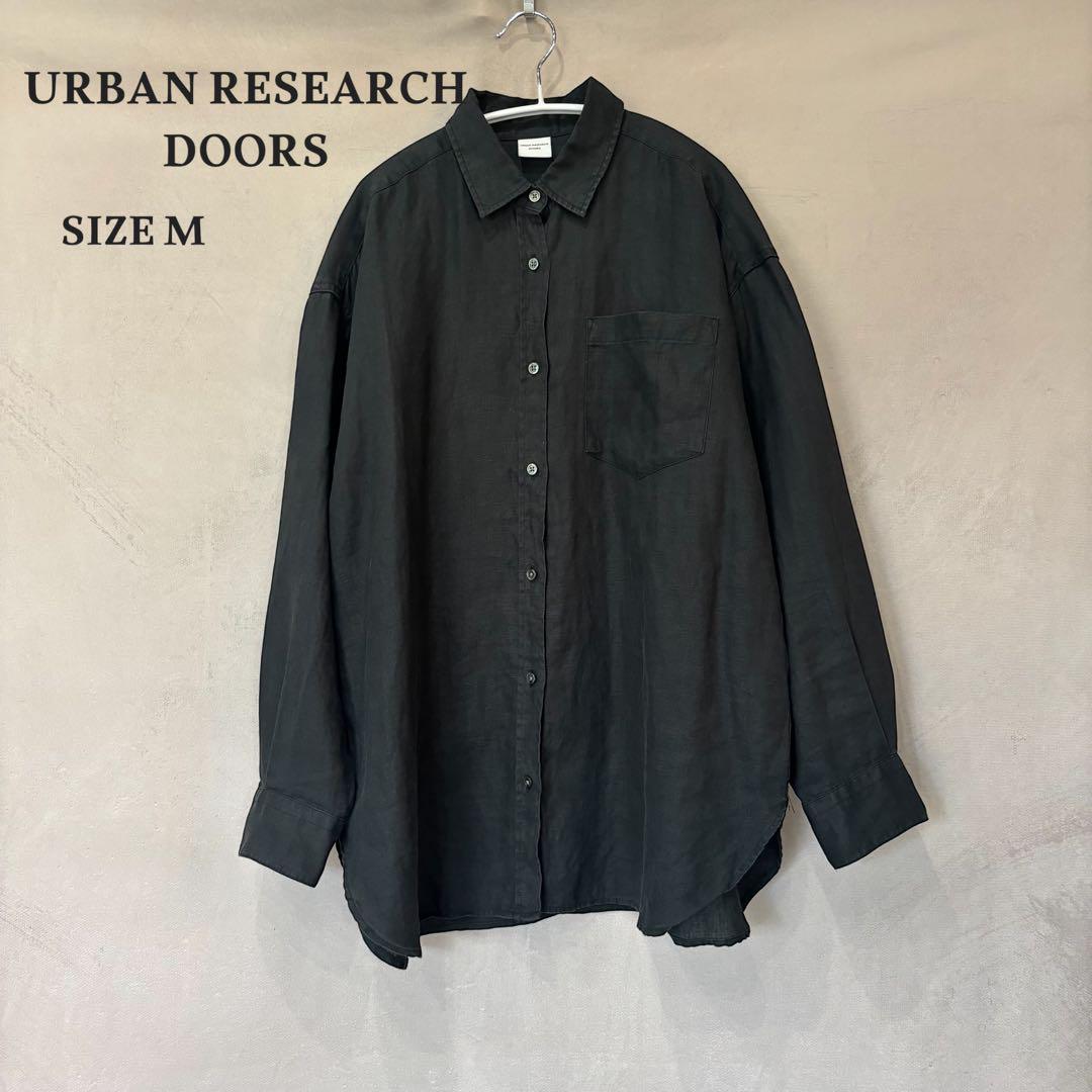 注目ショップ・ブランドのギフト URBAN RESEARCH メルカリ - M ブラック リネンワイドシャツ DOORS トップス