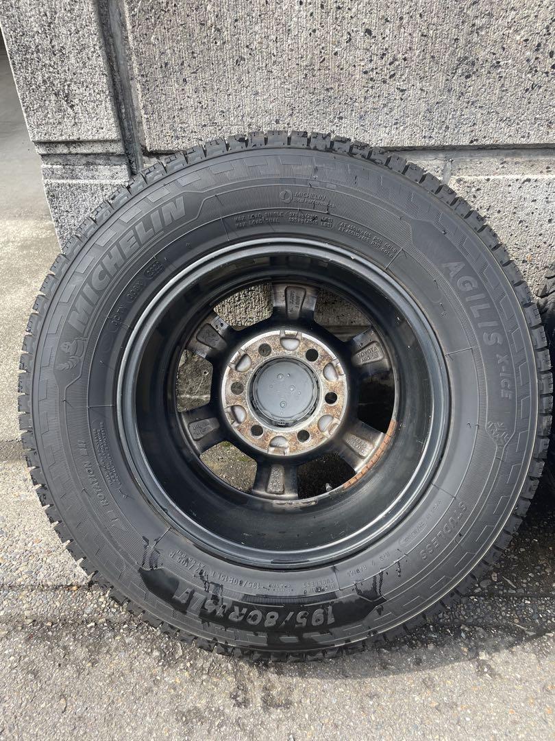 送料込 ハイエース 純正 アルミ 15インチ ミシュラン
