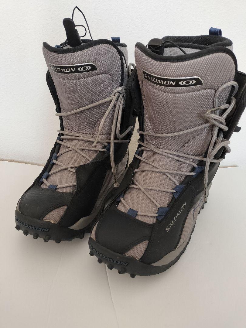 SALOMON メモリーフィット スノーボードブーツ　ブラック/グレー