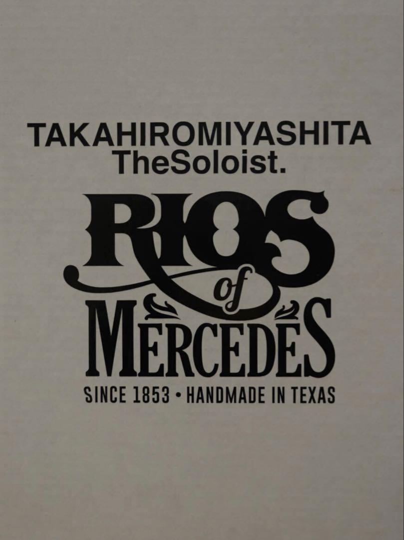 お見舞い リオスオブメルセデス×ソロイストブーツ(黒/US7) 中古品 靴