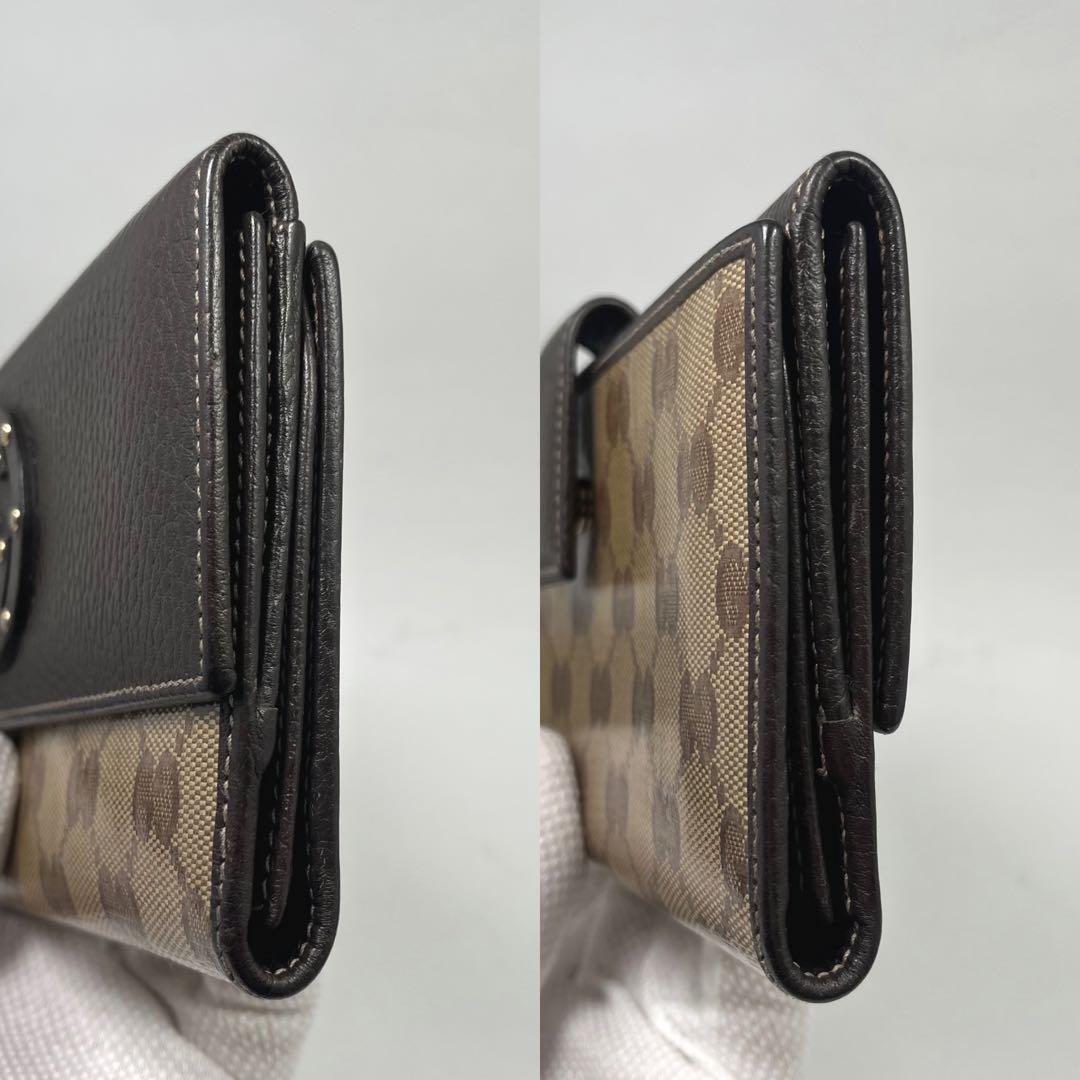 誕生日プレゼント GUCCI 長財布インターロッキングGG クリスタル希少レア 小物