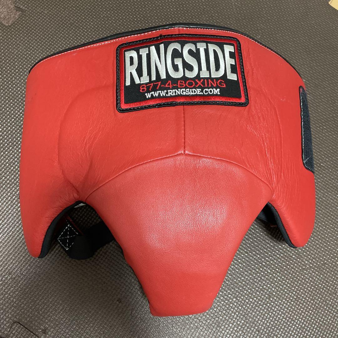RINGSIDE ボクシングファールカップ 赤　女性用