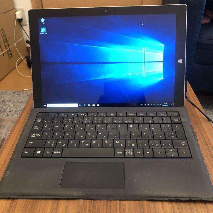 ブラック系【別倉庫からの配送】 Surface pro3 64GB 初期化済み/充電 純正超高品質 ノートPC 初期化済 surface ノートPC