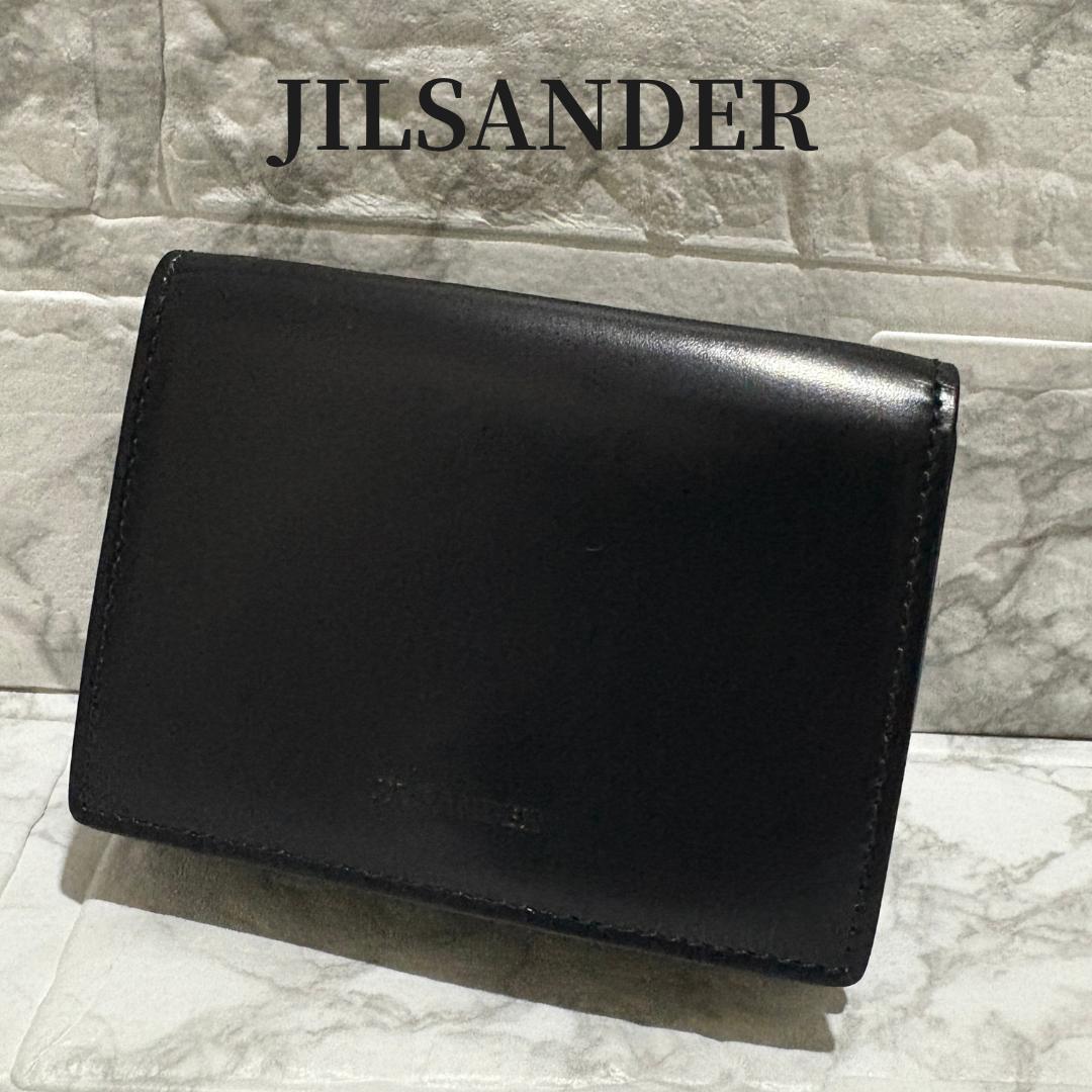 JILSANDER ジルサンダー 三つ折り財布 ブラック コンパクトウォレット