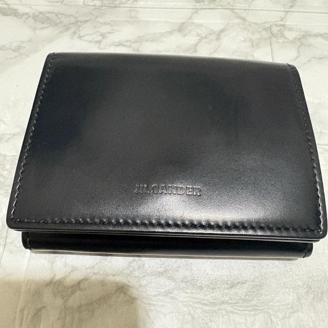 JILSANDER ジルサンダー 三つ折り財布 ブラック コンパクトウォレット