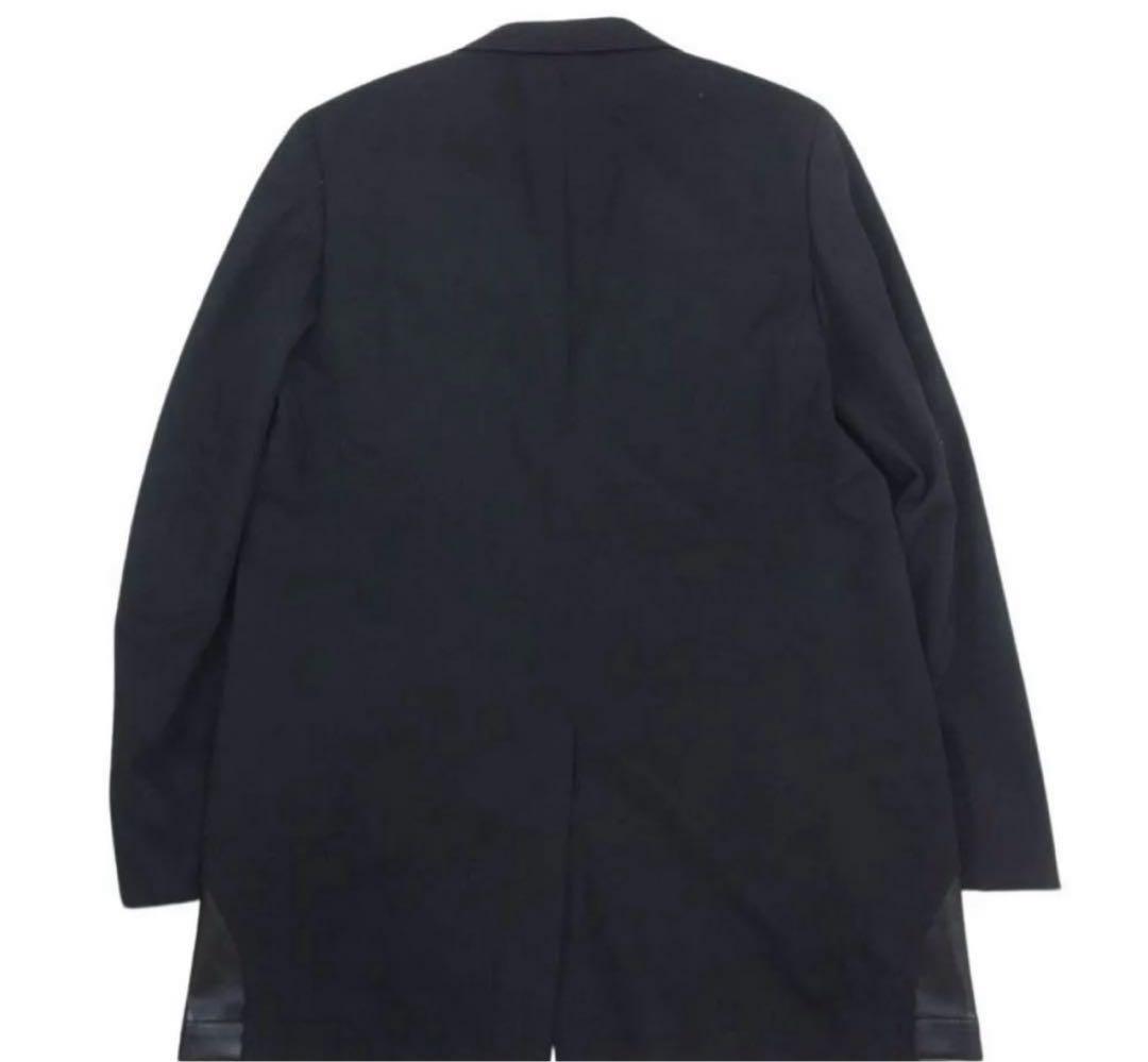 COMME des GARCONS HOMME レザー レイヤード ジャケット