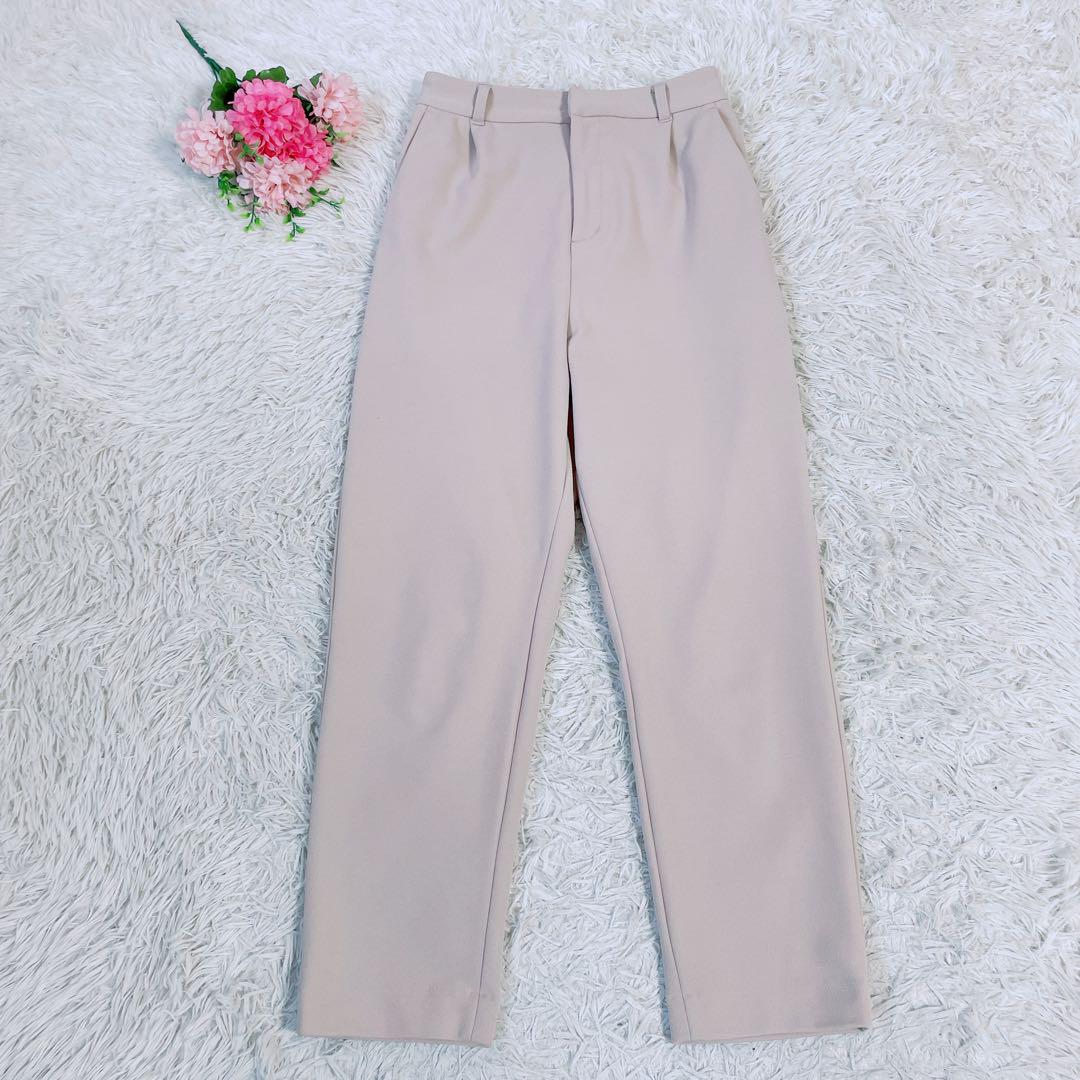 美品　ナノユニバース　カットジョーゼット ジャケット＋パンツ セットアップ