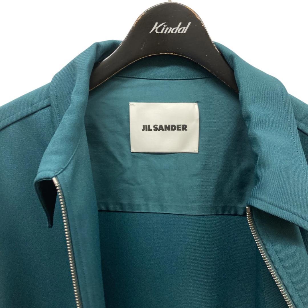 JIL SANDER ジップアップ クリンクル シャツジャケット Jil Sander ジップアップ シャツ | ブラック | FARFETCH JP