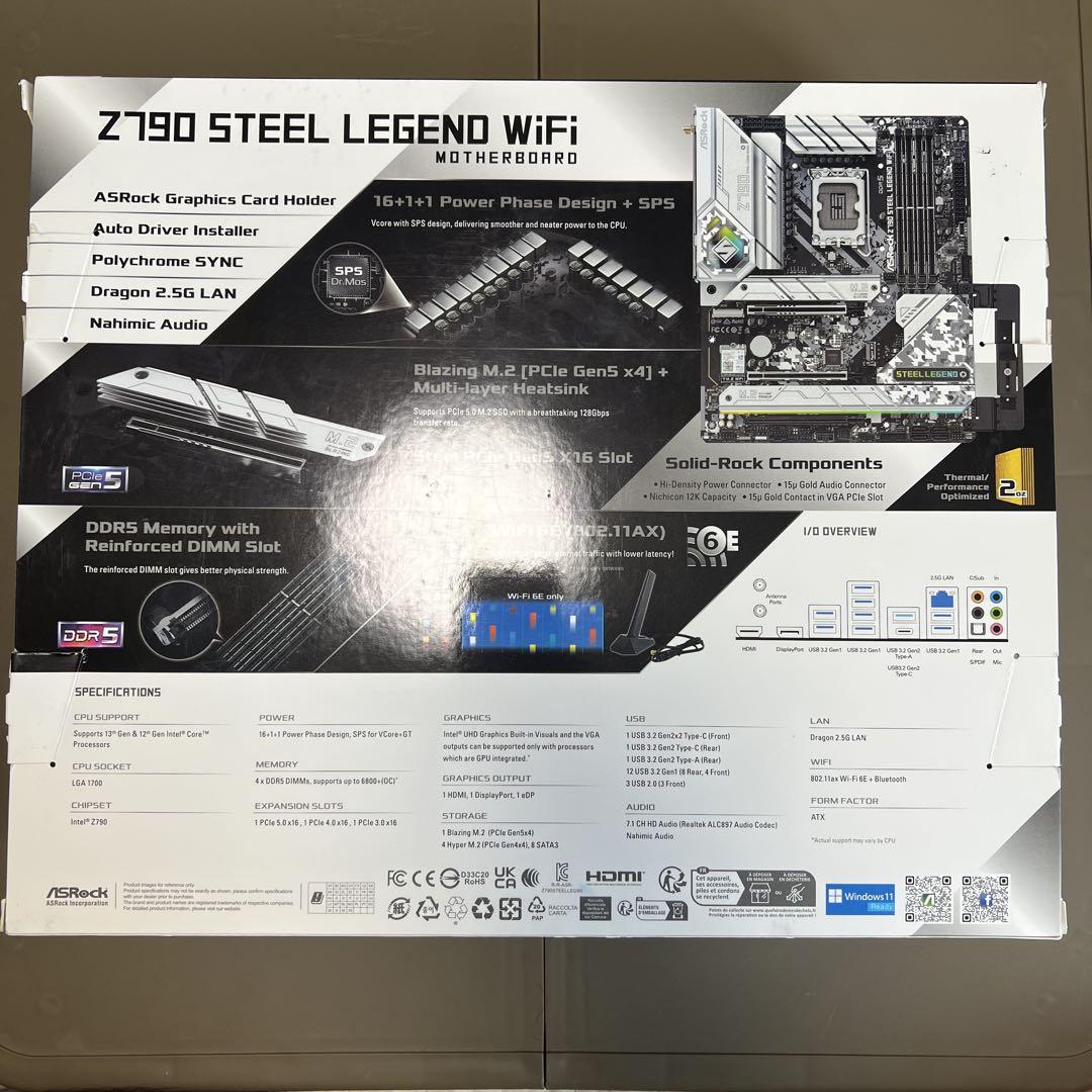 Z790 STEEL LEGEND WiFi アスロック ASRock ジャンク - メルカリ