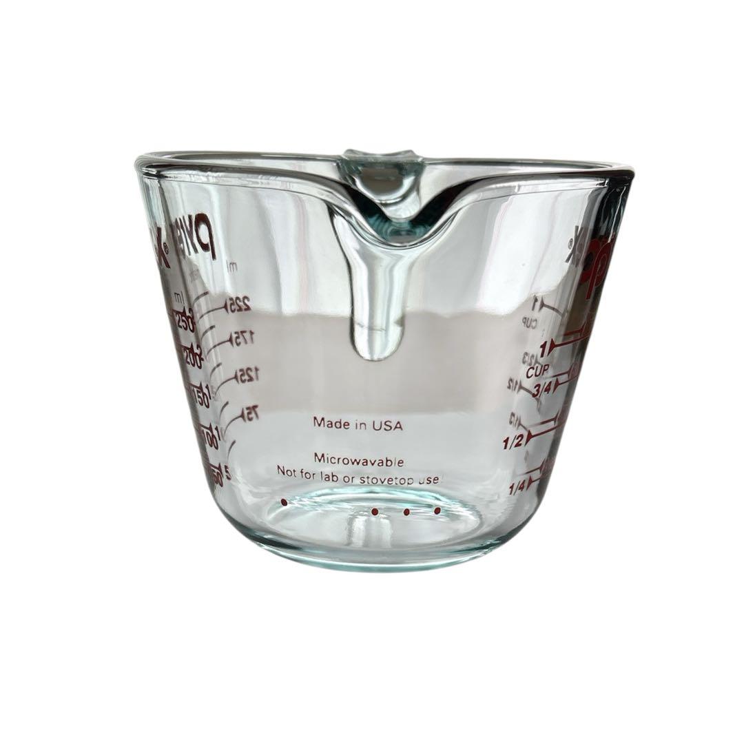 Pyrex メジャーカップ 250ml MADE IN USA 強化ガラス - メルカリ