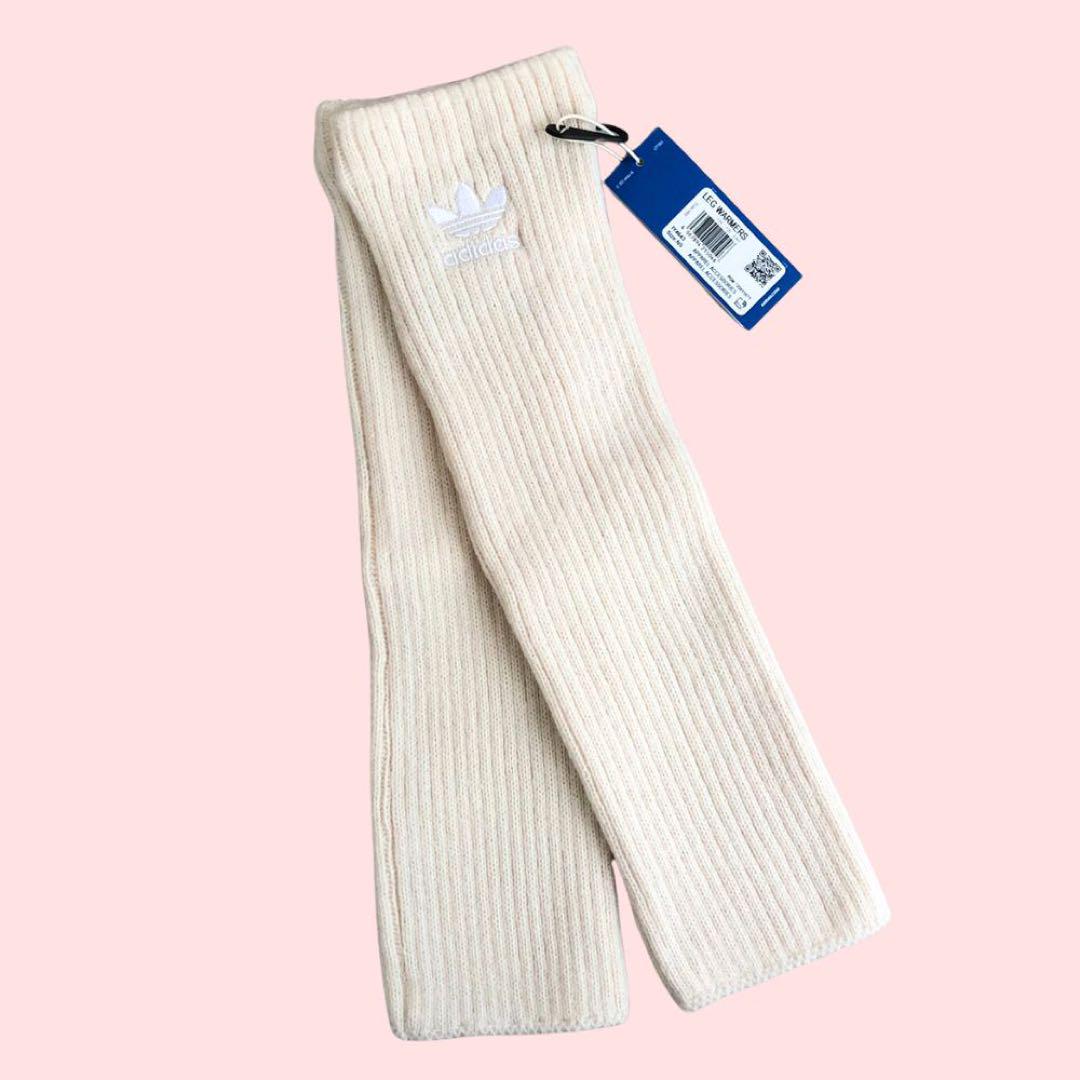 【新品未使用】adidas レッグウォーマー White 白