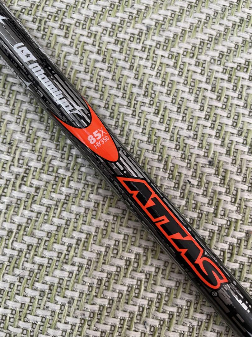中古ATTAS 85X シャフト フレックスX UT用　TMスリーブ。