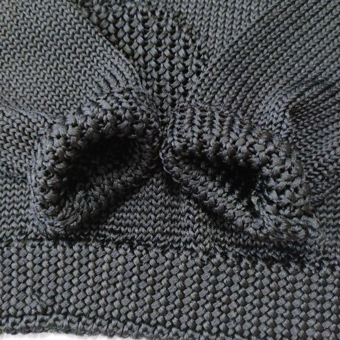 美品】JIL SANDER ミドルゲージニット マーメイド 人魚 黒 46 美品】JIL SANDER ミドルゲージニット マーメイド 人魚 黒 46