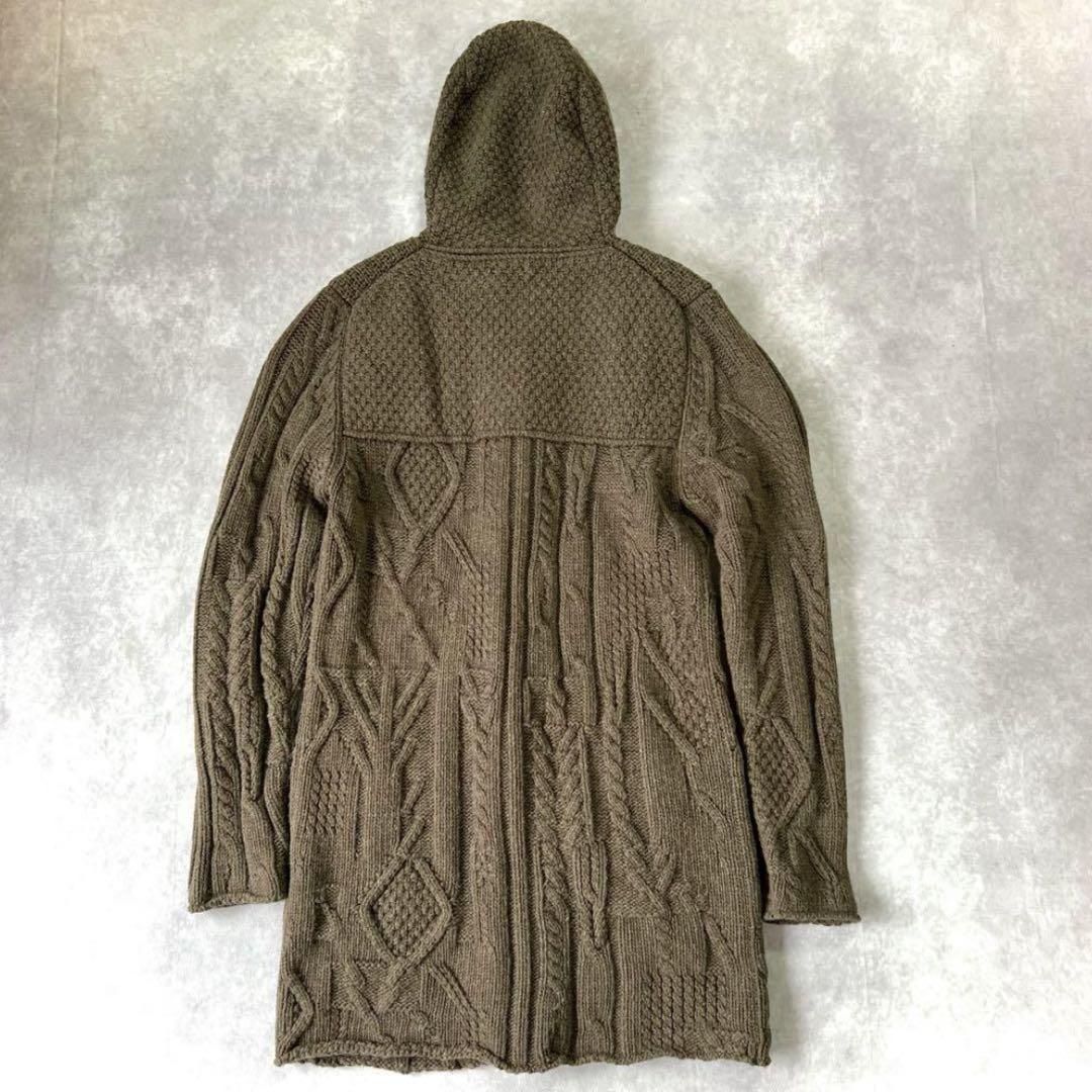 ジャケット・アウター AVIREX duffel coat knit jacket grunge