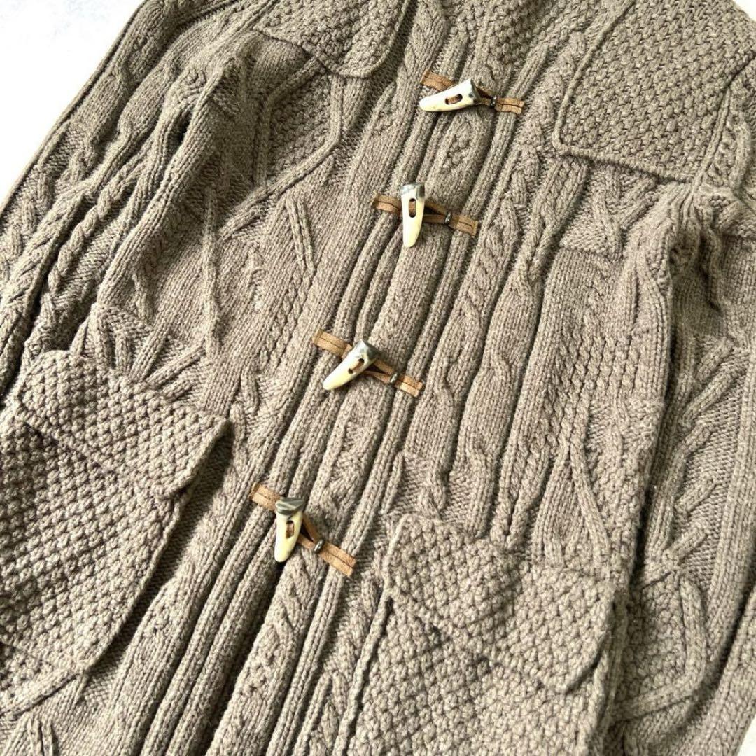 ジャケット・アウター AVIREX duffel coat knit jacket grunge