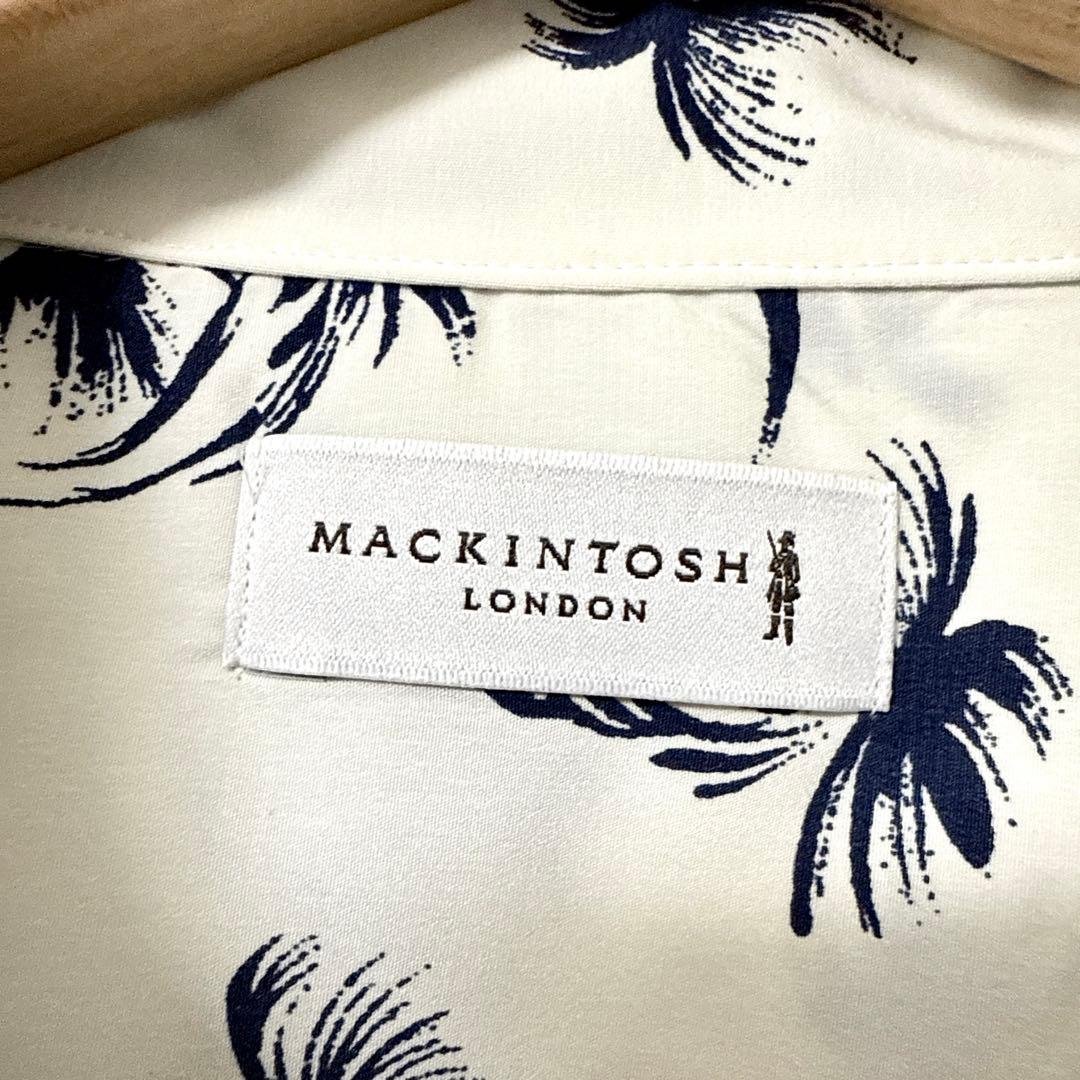 ヤシの木柄 アロハシャツ