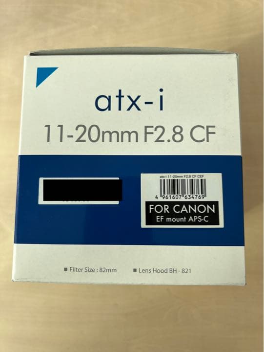 新品 Tokina atx-i 11-20mm F2.8 CF キヤノンEF | simoninternational