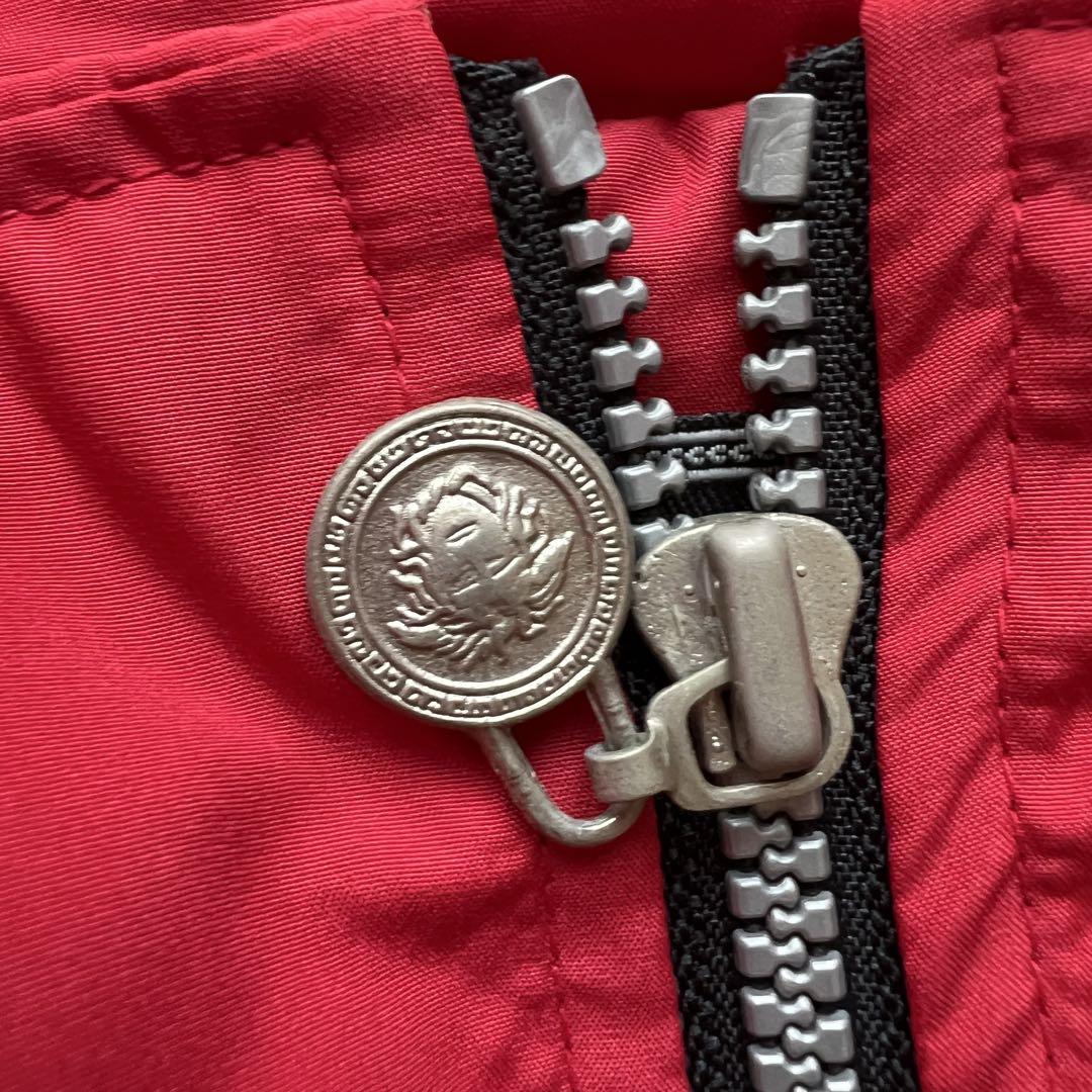 Versace メデューサ ナイロン トラックジャケット レッド C32