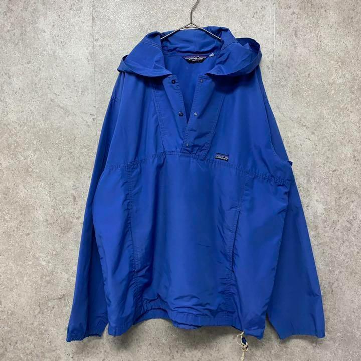 入手困難☆USA製90s】パタゴニア アノラックパーカー ブルー