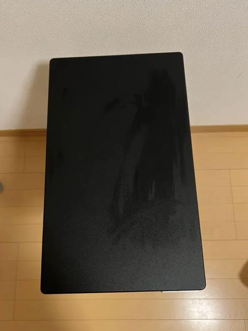 バウヒュッテ サイド テーブル 昇降式 キャスター付き ブラック BHT-500