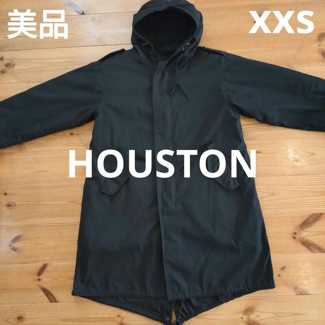 ヒューストン M-51 モッズコート ライナー付き 黒 XXSXXS以下・HOUSTON