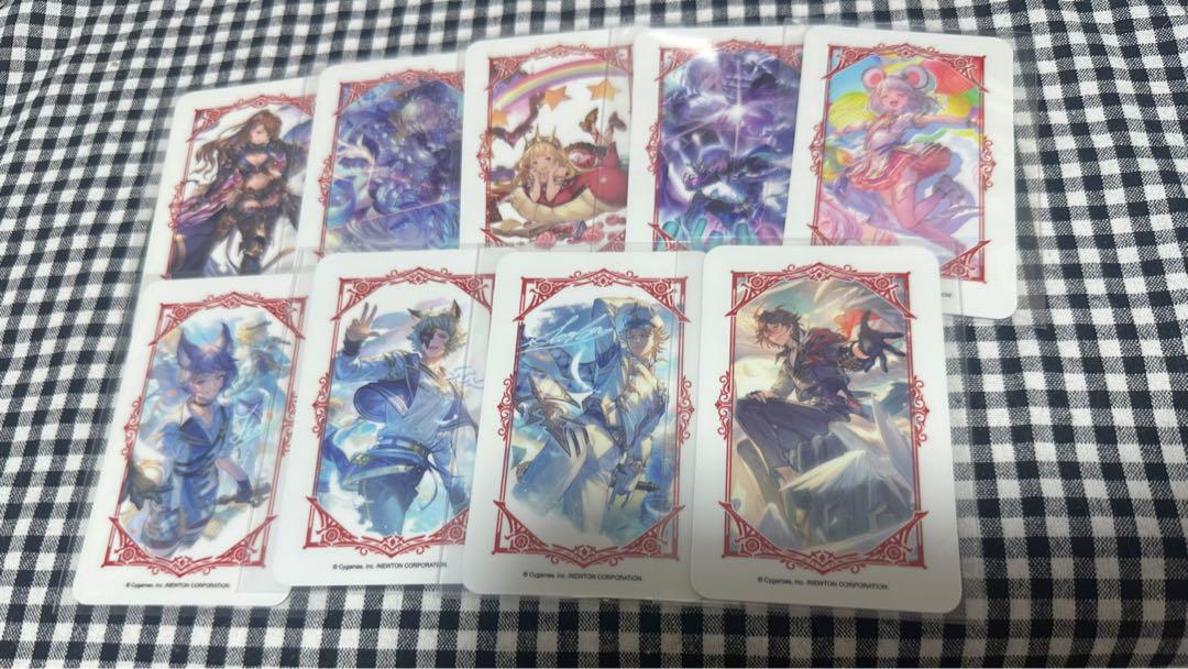 グラブル　パセラ　ラミネートカード　サンダルフォン4枚セット グラブル パセラ ラミネートカード サンダルフォン4枚セット