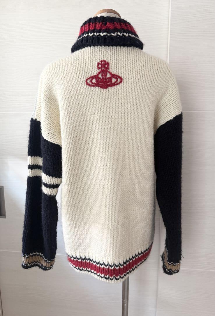 【美品・2024AW】Vivienne Westwood カウチンニットブルゾン
