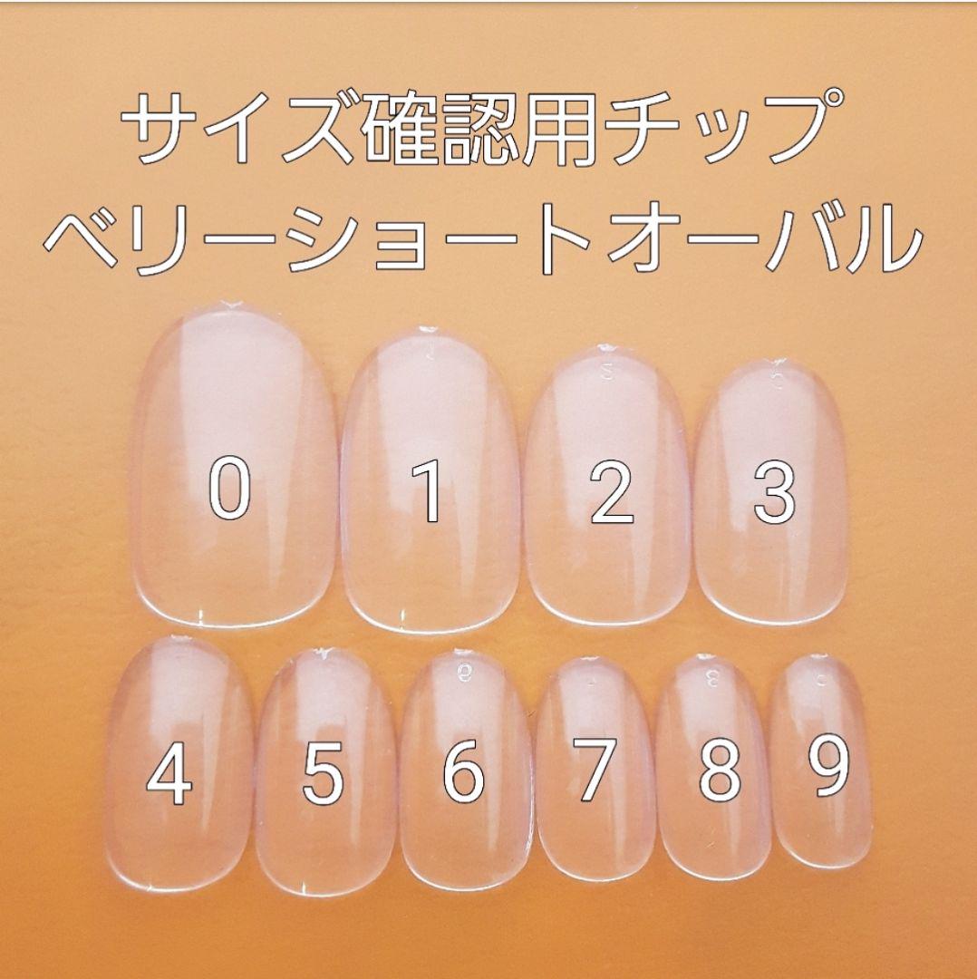 サイズ確認用チップ(ベリーショートオーバル)(¥333) , メルカリ スマホでかんたん フリマアプリ