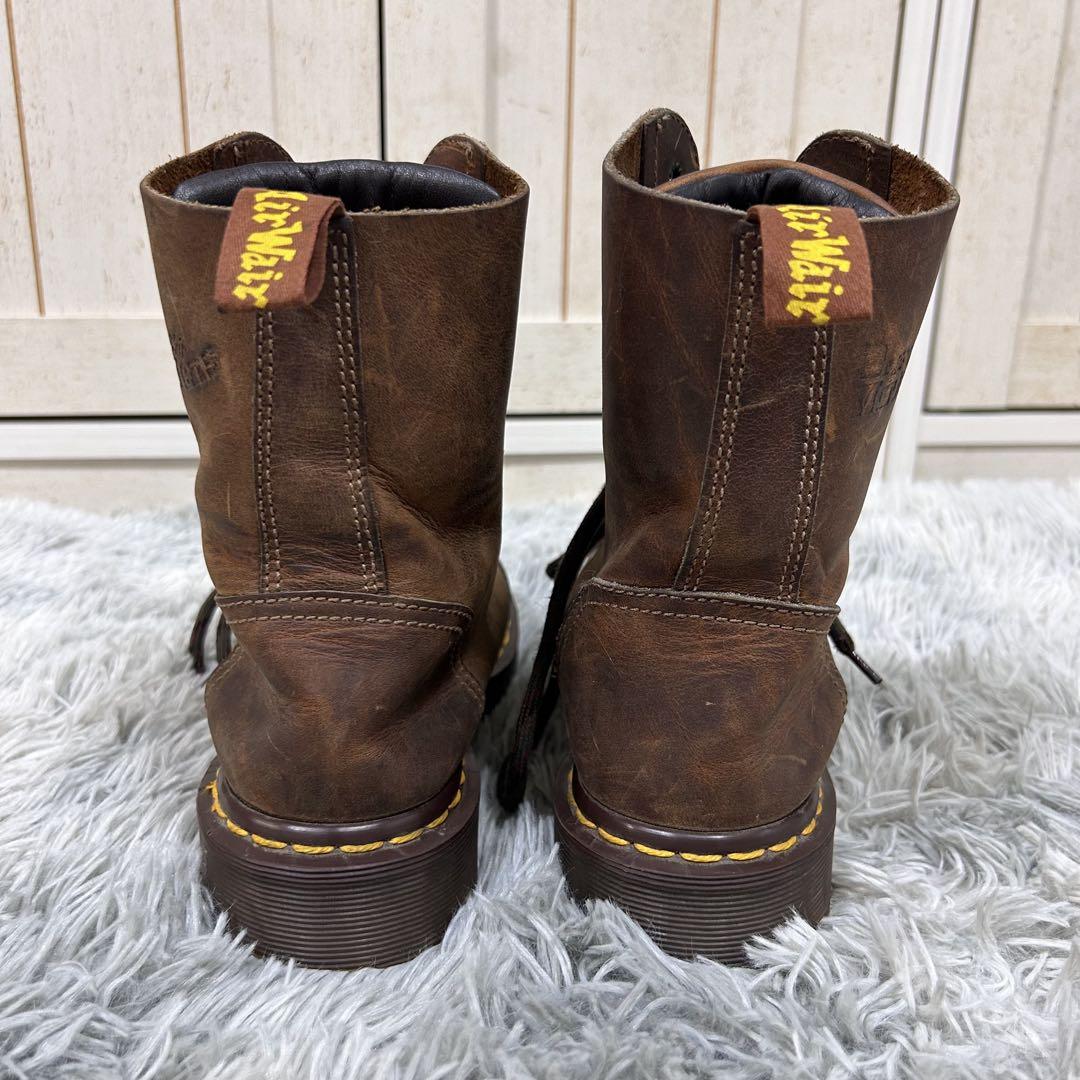 m5863【ドクターマーチン】イングランド製 希少 ミドルブーツ 茶 4サイズ