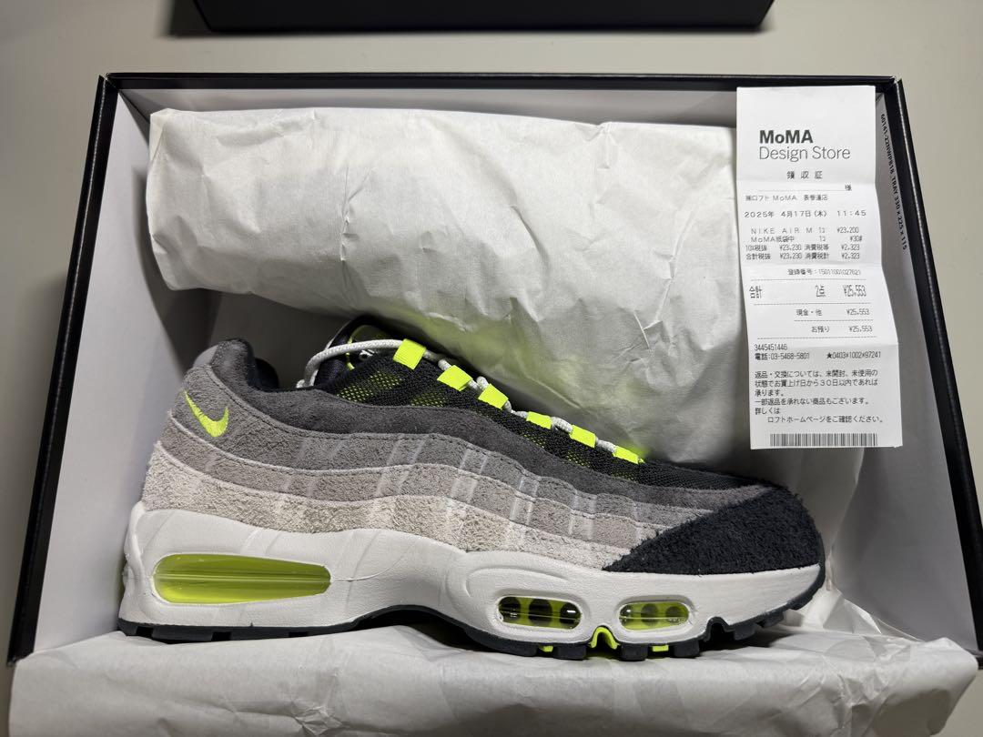 Nike Air Max 95 OG \"Reverse Neon\" MoMA限定