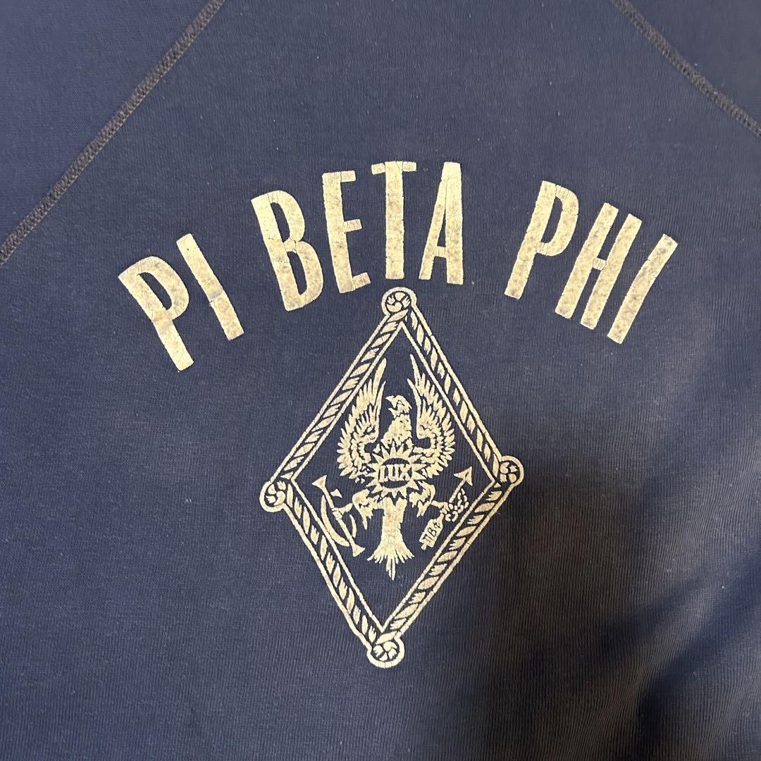 50s-60s PI BETA PHI ヴィンテージ 半袖スウェット　Tシャツ
