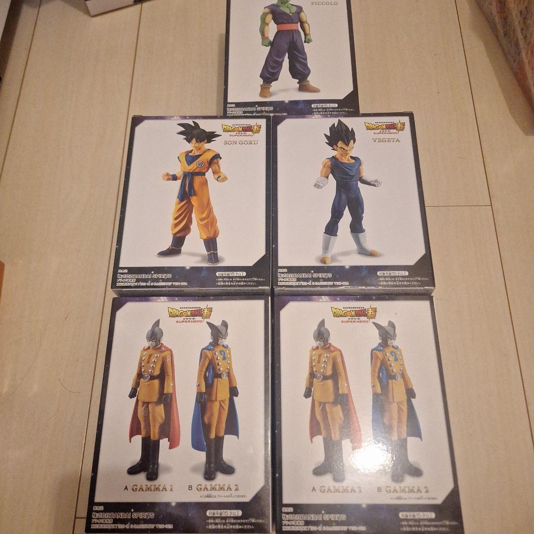 【新品】ドラゴンボール超 スーパーヒーロー DXF フィギュア 5個セット