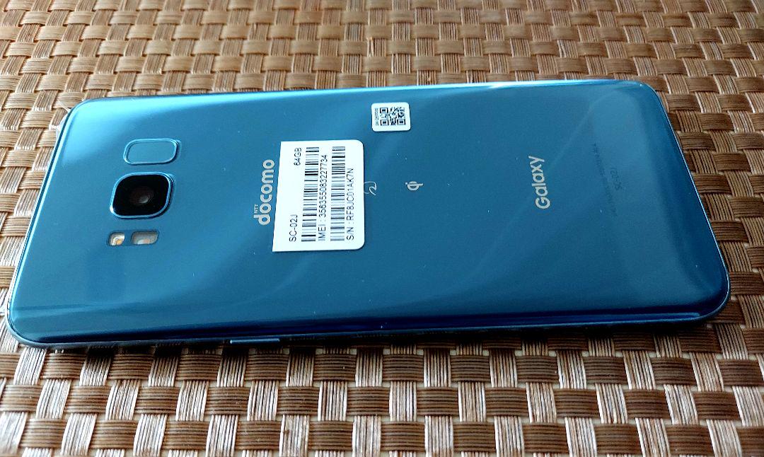 超美品 Galaxy S8 Blue 64GB SIMロック解除済 xAu1d-m59623250994 大特価得価
