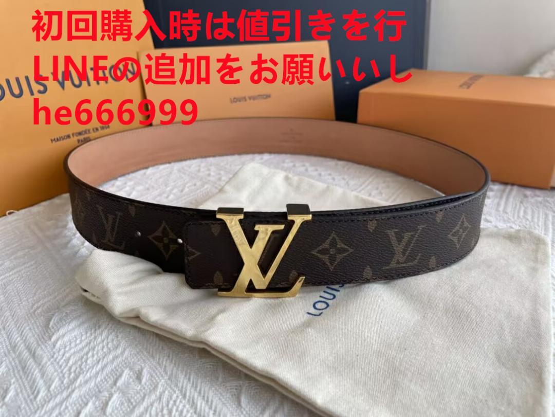 Louis Vuitton レザーベルトoh 9,458円