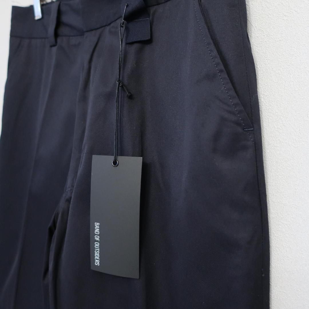 30%OFF】 新品 ゆとりシルエット濃紺W32 チノパン OUTSIDERS OF BAND