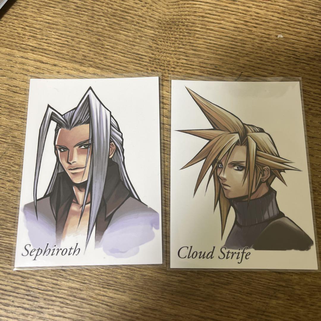 ファイナルファンタジー セフィロス クラウド イラストカード