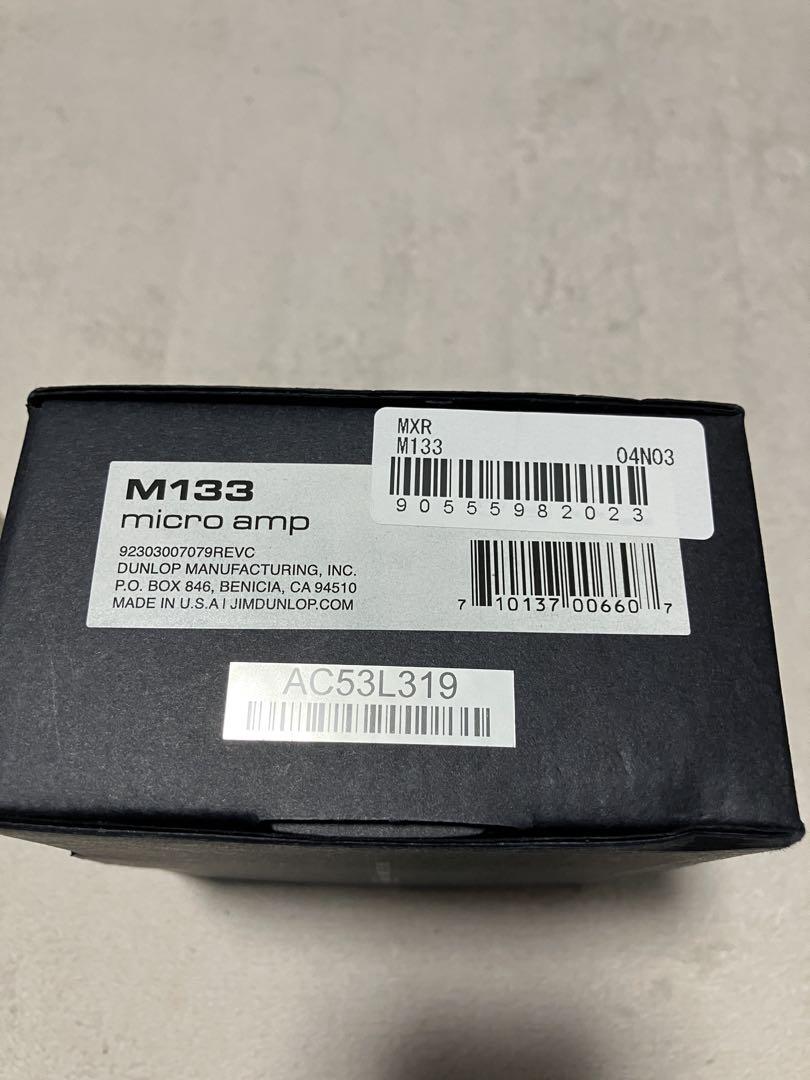 MXR micro amp ギターエフェクター　中古美品
