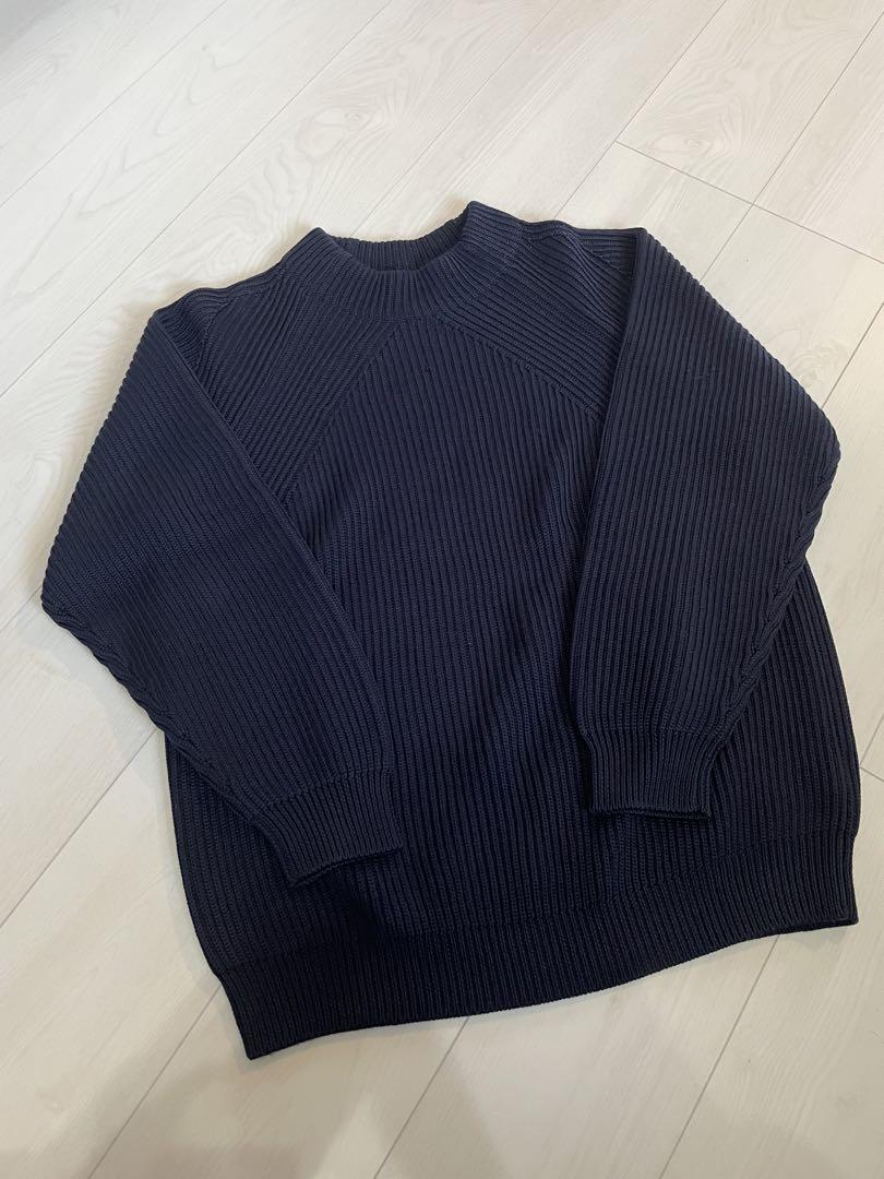 トップス BATONER SIGNATURE MOCK NECK KNIT SWEATER