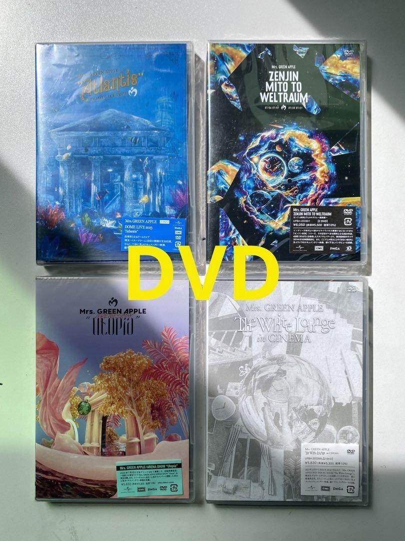 <Mrs.GREEN APPLE>通常盤 DVD 4作品 5,059円