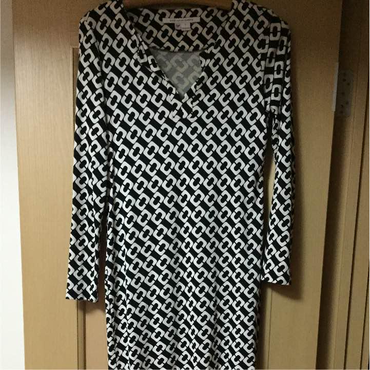 ダイアン 定番チェーン柄 ワンピース DVF